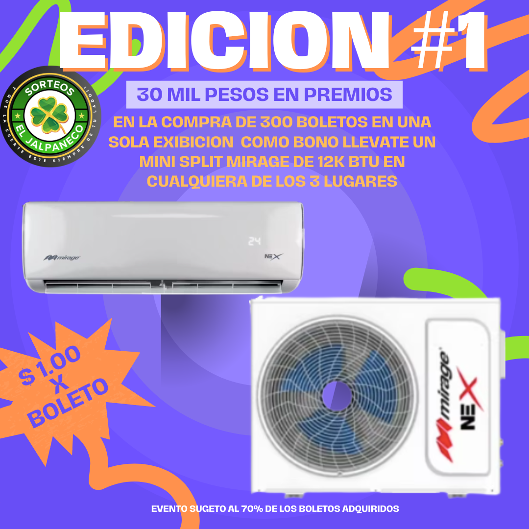 $30,000.00 EN PREMIOS EDICION #01